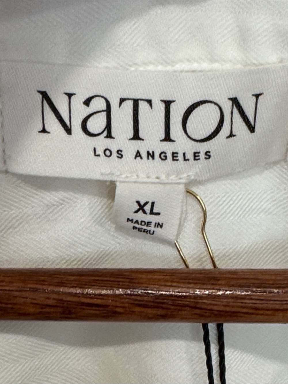 Nation LTD White Pintuck Popover Blouse - Picture 2 of 5